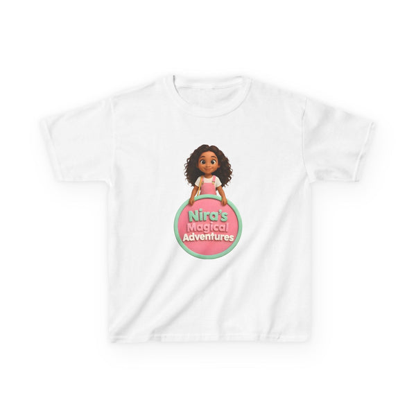 Kids Tee — "Nira's Magical Adventures" Cartoon Girl Shirt