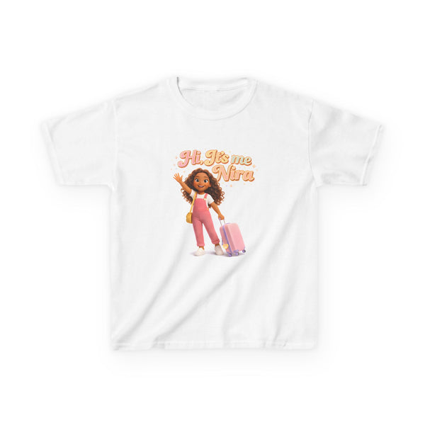Kids T-Shirt – "Hi, its Me Nira" Travel Graphic Tee
