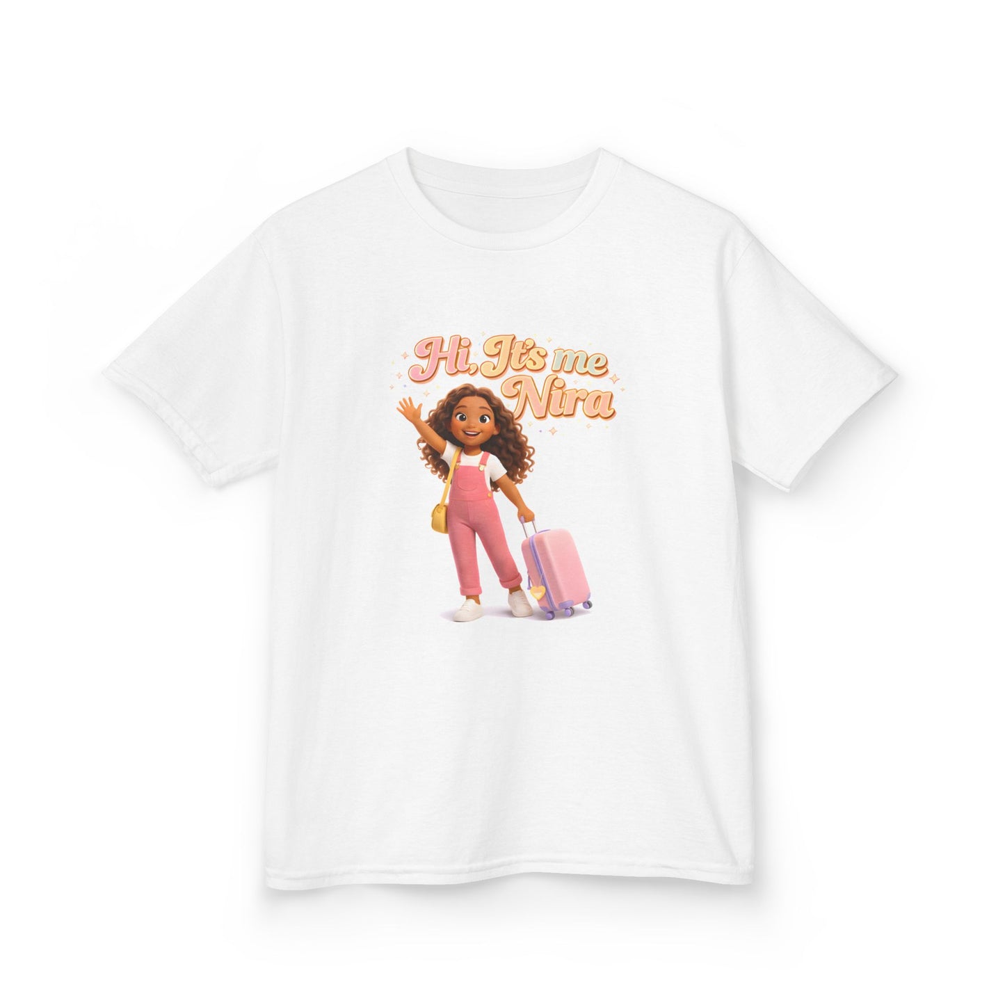 Kids T-Shirt – "Hi, its Me Nira" Travel Graphic Tee