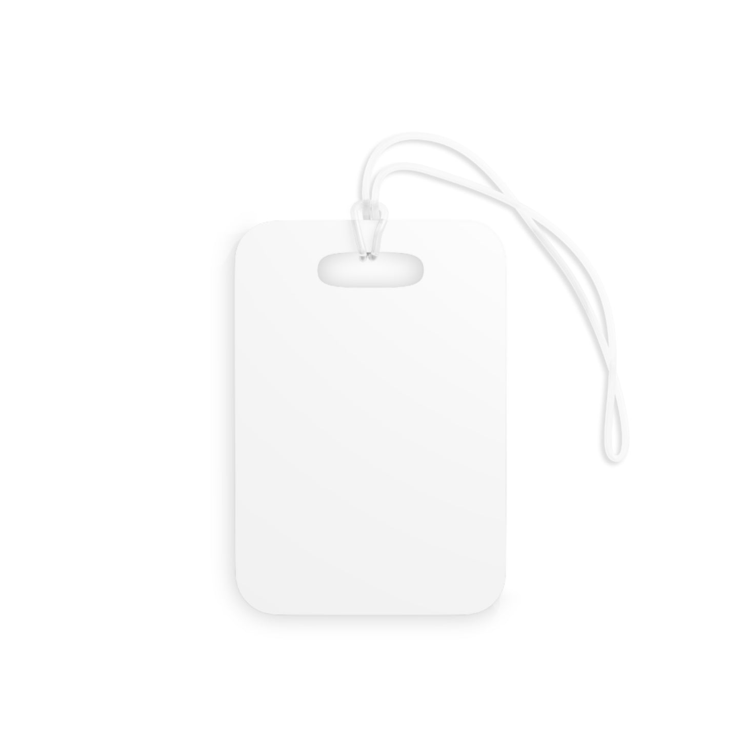 Cute "Hi Friends" Luggage Tag — Pastel Clouds & Stars Travel ID