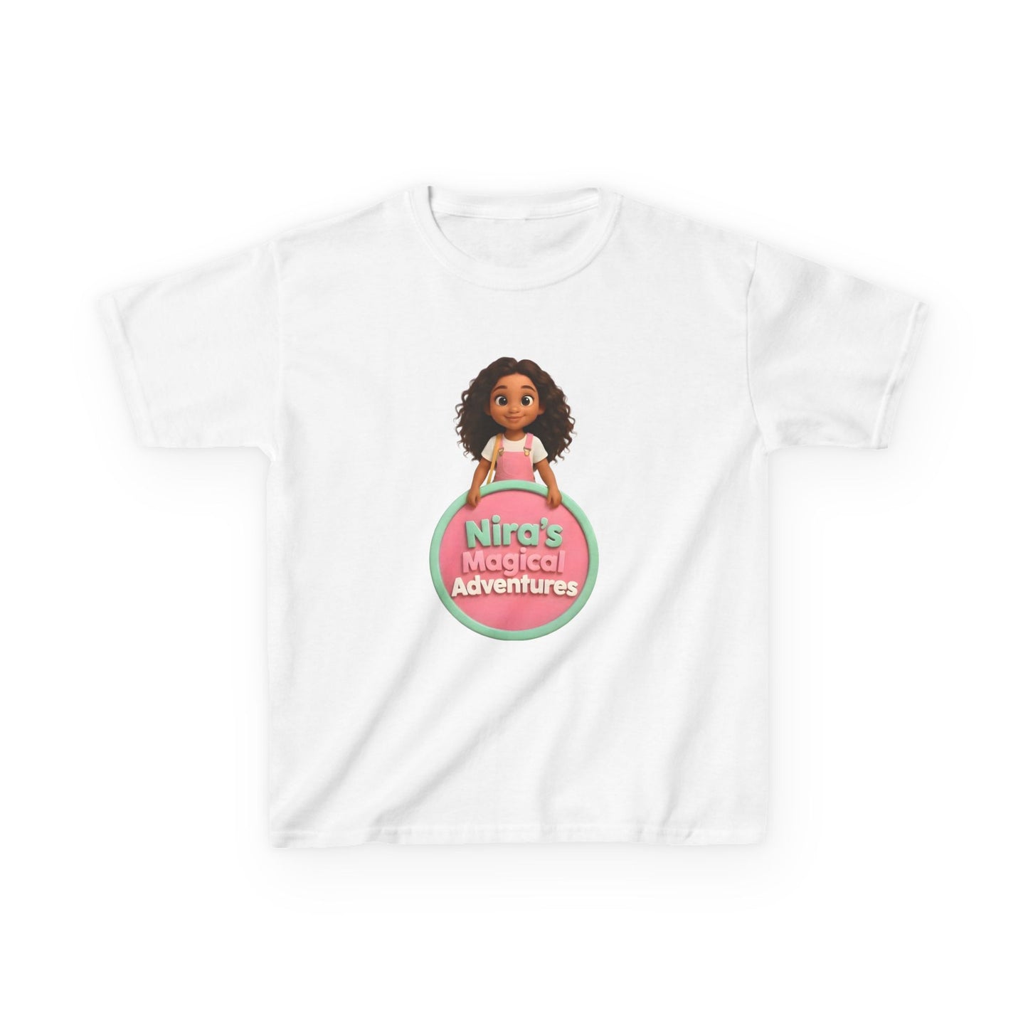Kids Tee — "Nira's Magical Adventures" Cartoon Girl Shirt