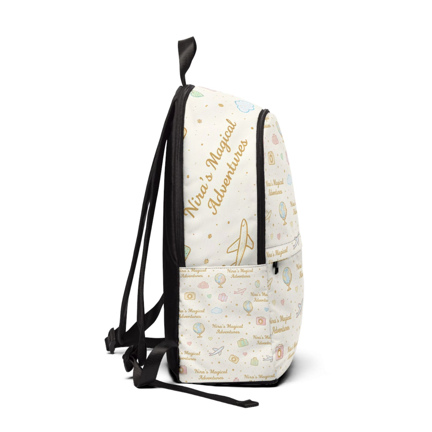 Children's Pastel Travel Backpack — "Nina's Magical Adventures"