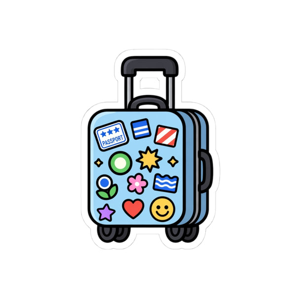 Luggage Sticker — Cute Travel Suitcase Sticker Pack