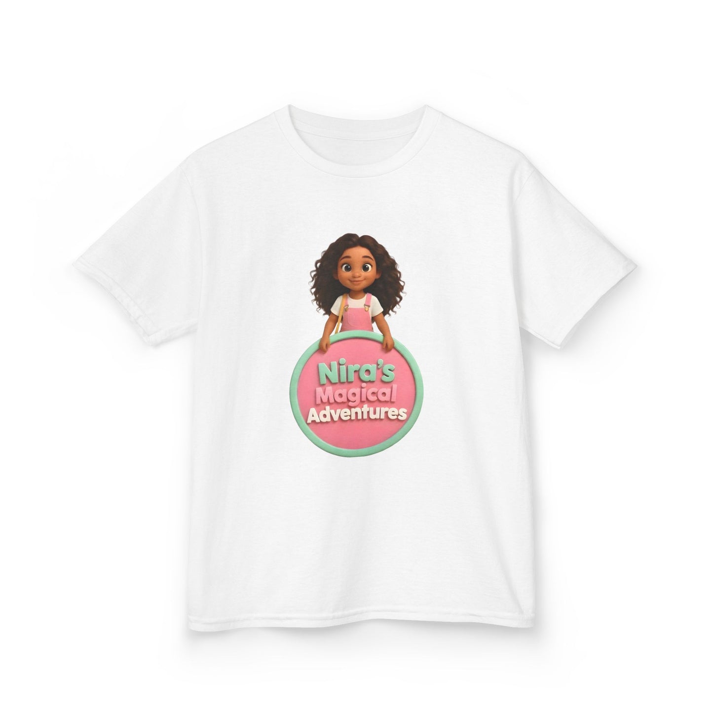 Kids Tee — "Nira's Magical Adventures" Cartoon Girl Shirt