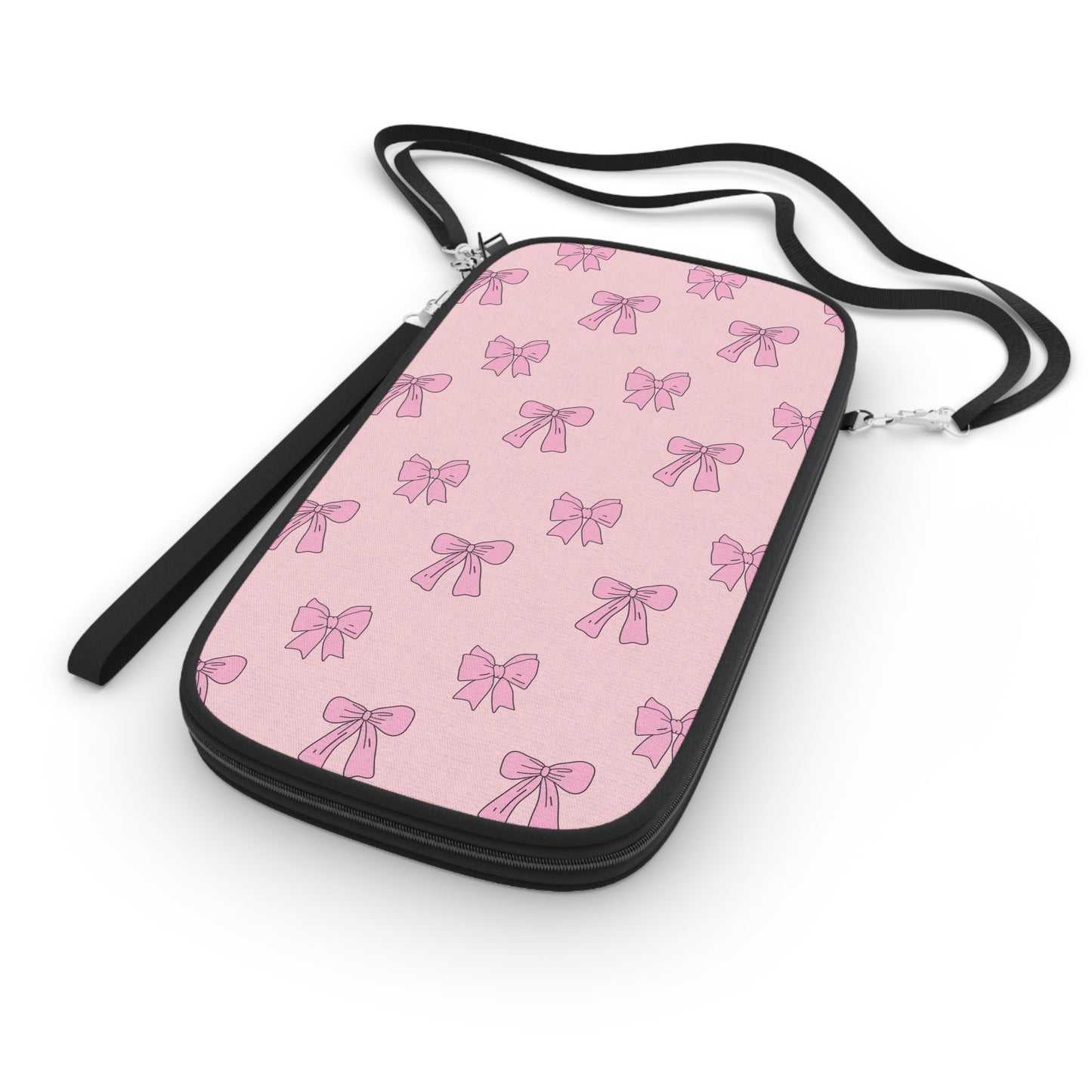 Pink Bow Passport Wallet — Cute Travel Organizer for Women & Girls