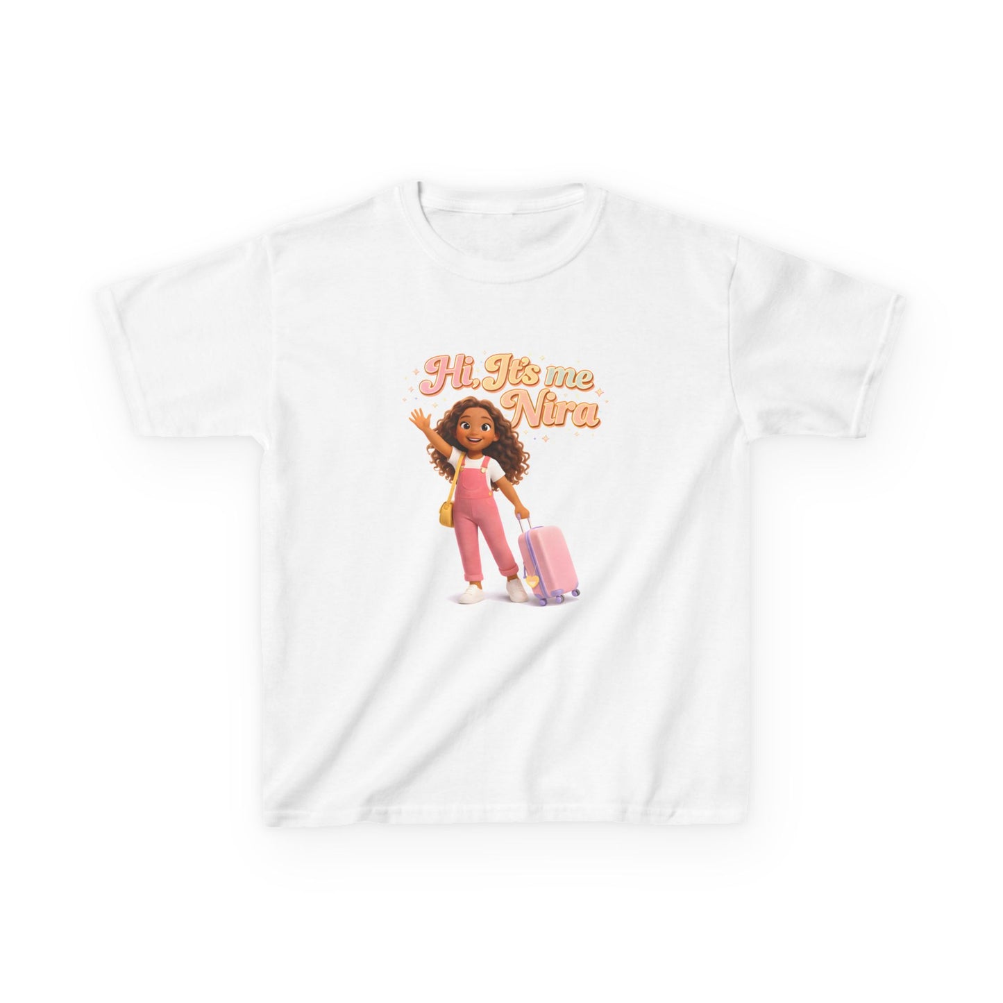Kids T-Shirt – "Hi, its Me Nira" Travel Graphic Tee