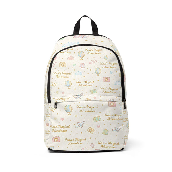 Children's Pastel Travel Backpack — "Nina's Magical Adventures"